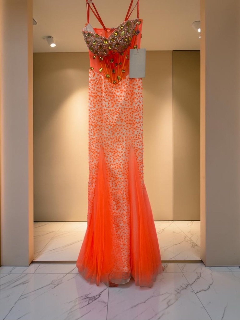 Glow dress One of a kind runway dress